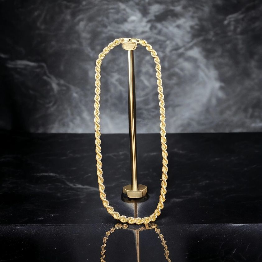 10k Gold Rope Necklace