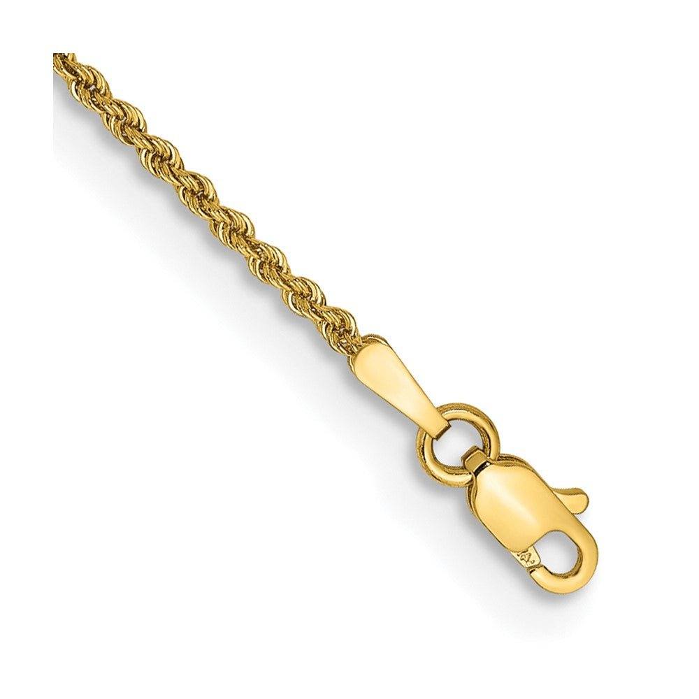 Chaîne corde pleine 14k 1,5 mm
