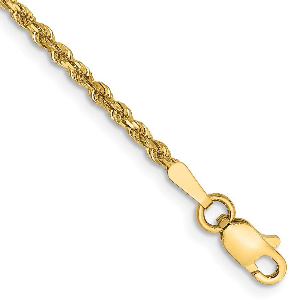 Chaîne torsadée diamantée 14k 1,75 mm