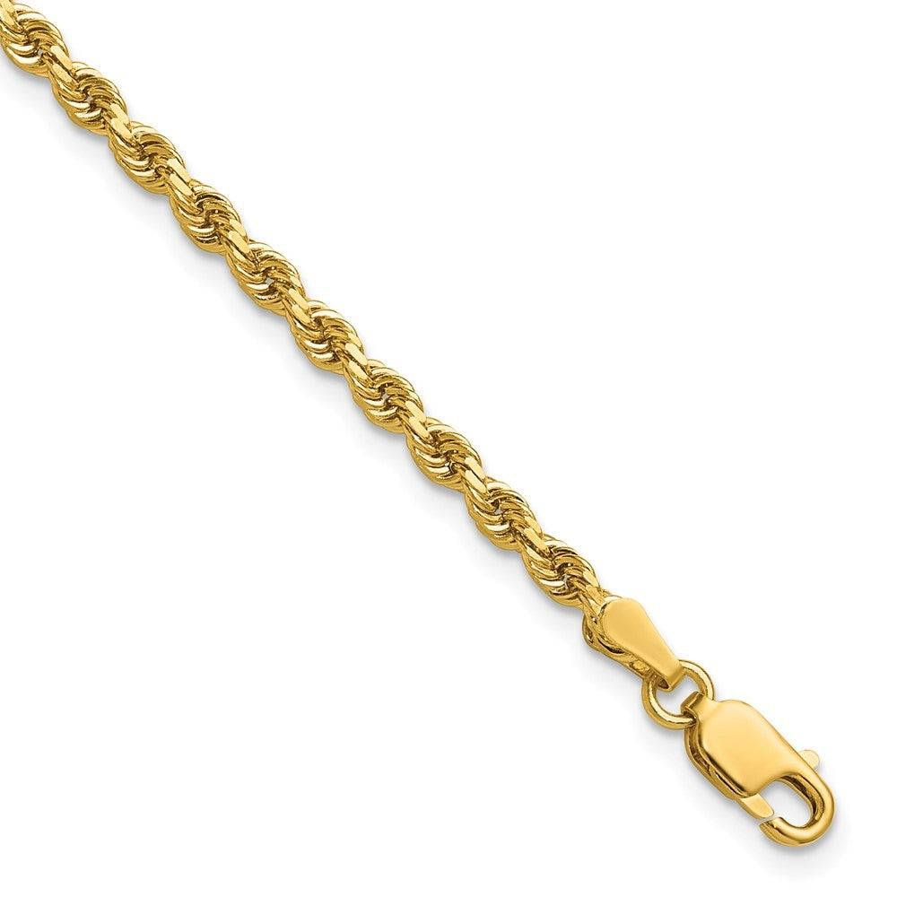 Chaîne corde diamantée 14k 2,75 mm
