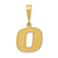 10k Yellow Gold Initial O Pendant