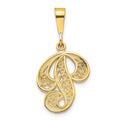 Pendentif initiale P en or 10k