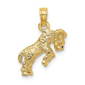 Pendentif zodiacal Bélier en 3D en or 10 carats