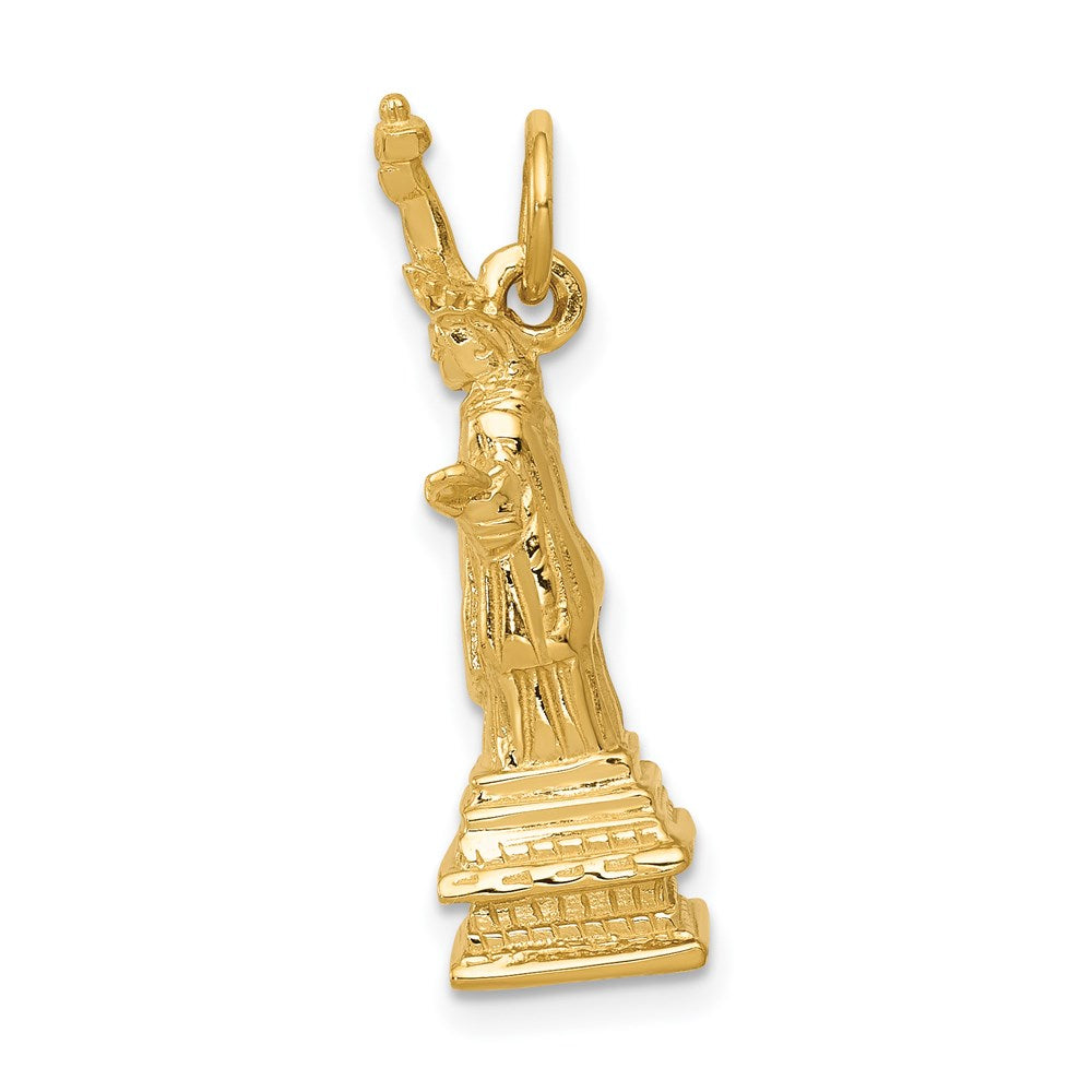 Breloque 3D Statue de la Liberté en or 14 carats