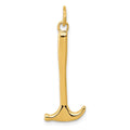 Pendentif marteau 3D en or 14 carats