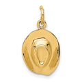 Breloque chapeau en or 14k