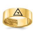 14k Men's Enameled 14th Degree Grand Elect Masonic Ring