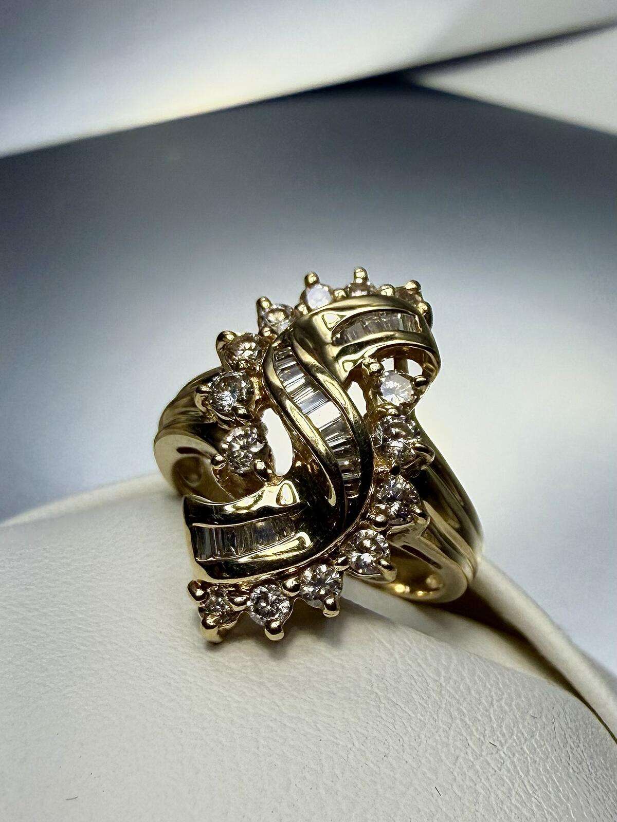 14K Yellow Gold Diamond Dress Ring | Elegant & Sophisticated Jewelry Custom Jewellers 14K Yellow Gold Diamond Dress Ring | Elegant & Sophisticated Jewelry Custom Jewellers