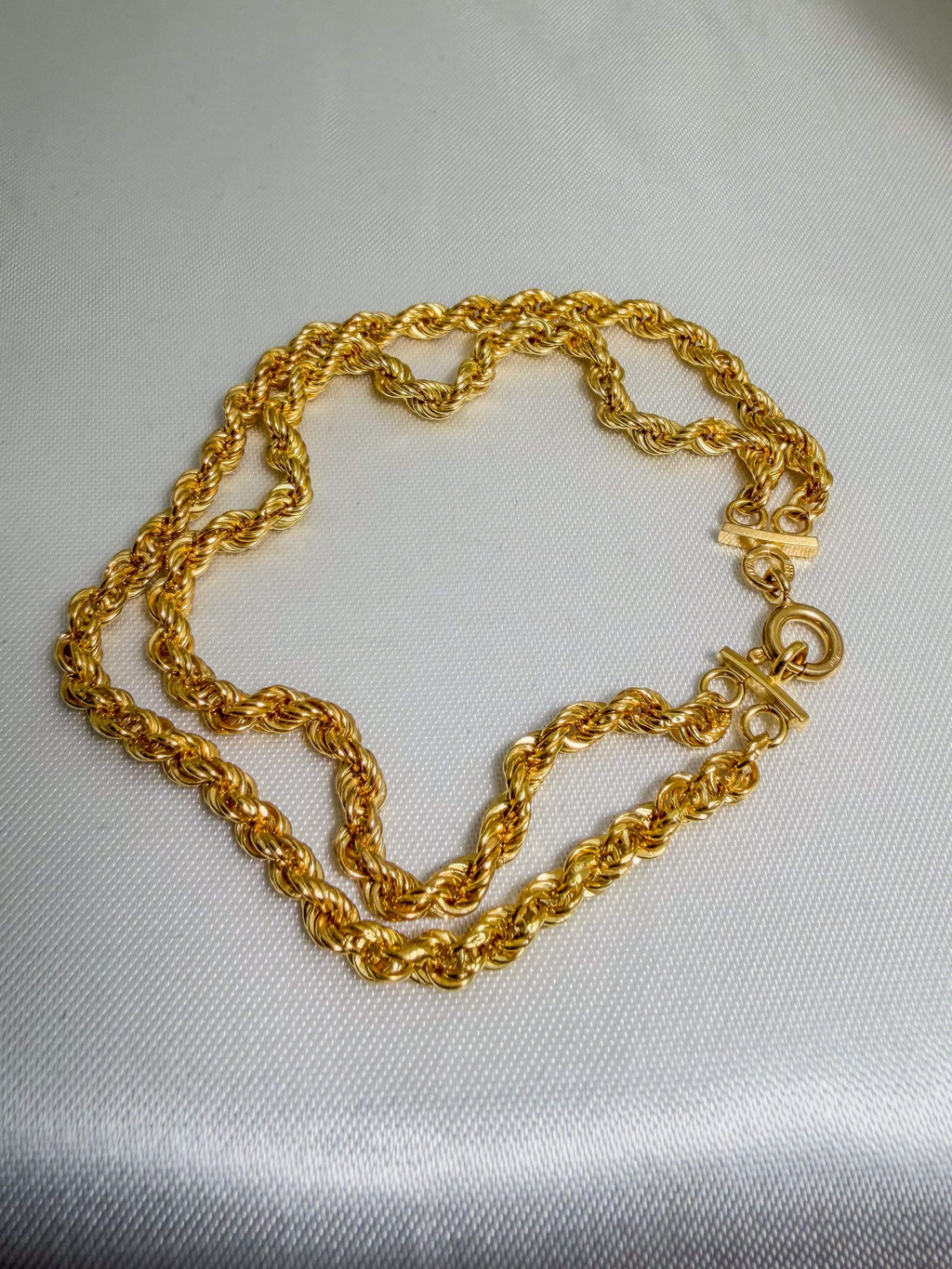 18k Double Strand Rope Chain Bracelet