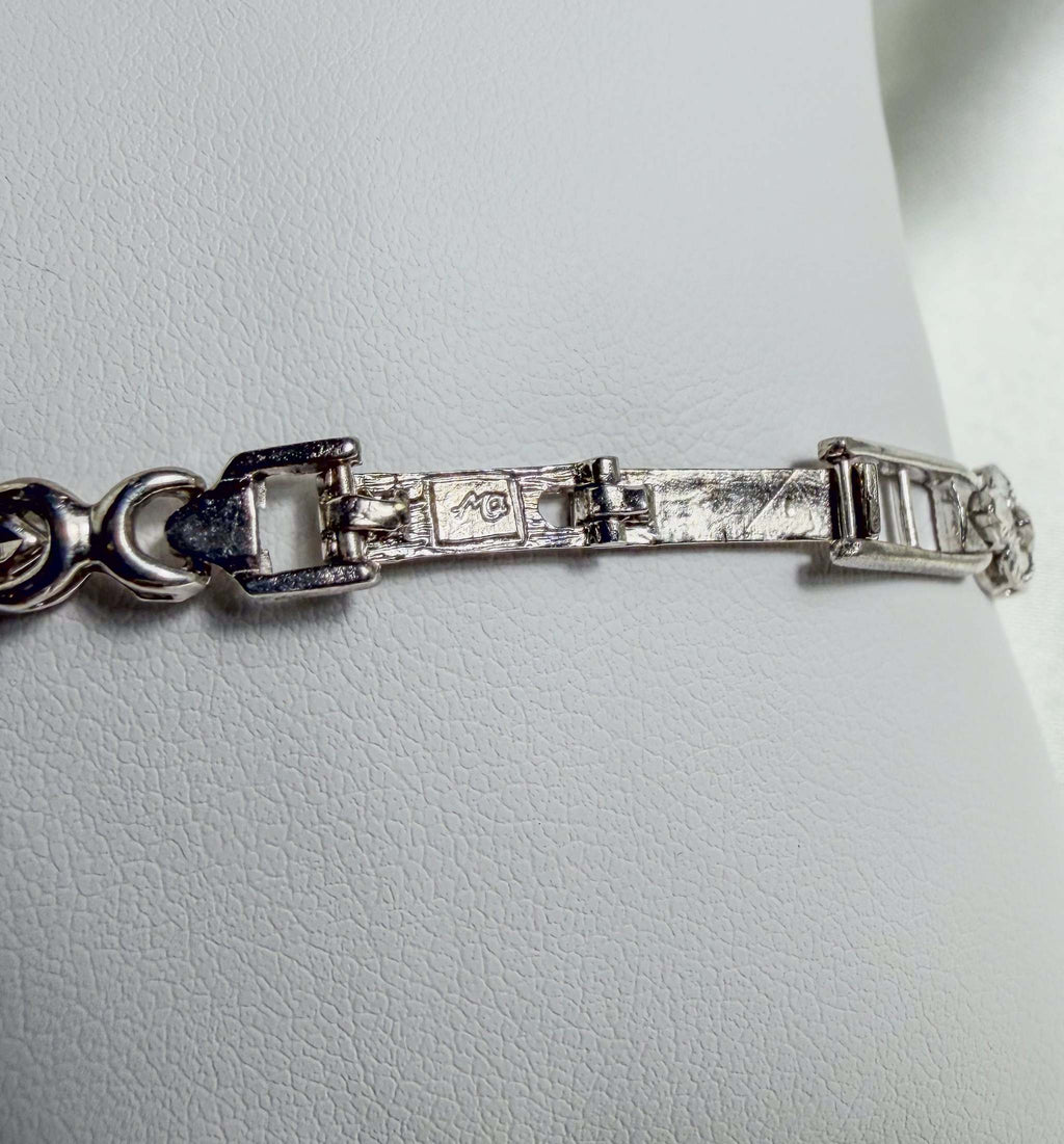 Extremely RARE Vintage 14k White Gold Mother of Pearl Dial Lady's Watch