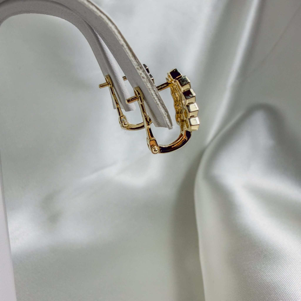 14k Gold Honeycomb Earrings