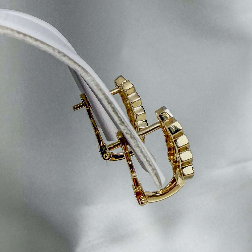 14k Gold Honeycomb Earrings