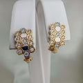 14k Gold Honeycomb Earrings