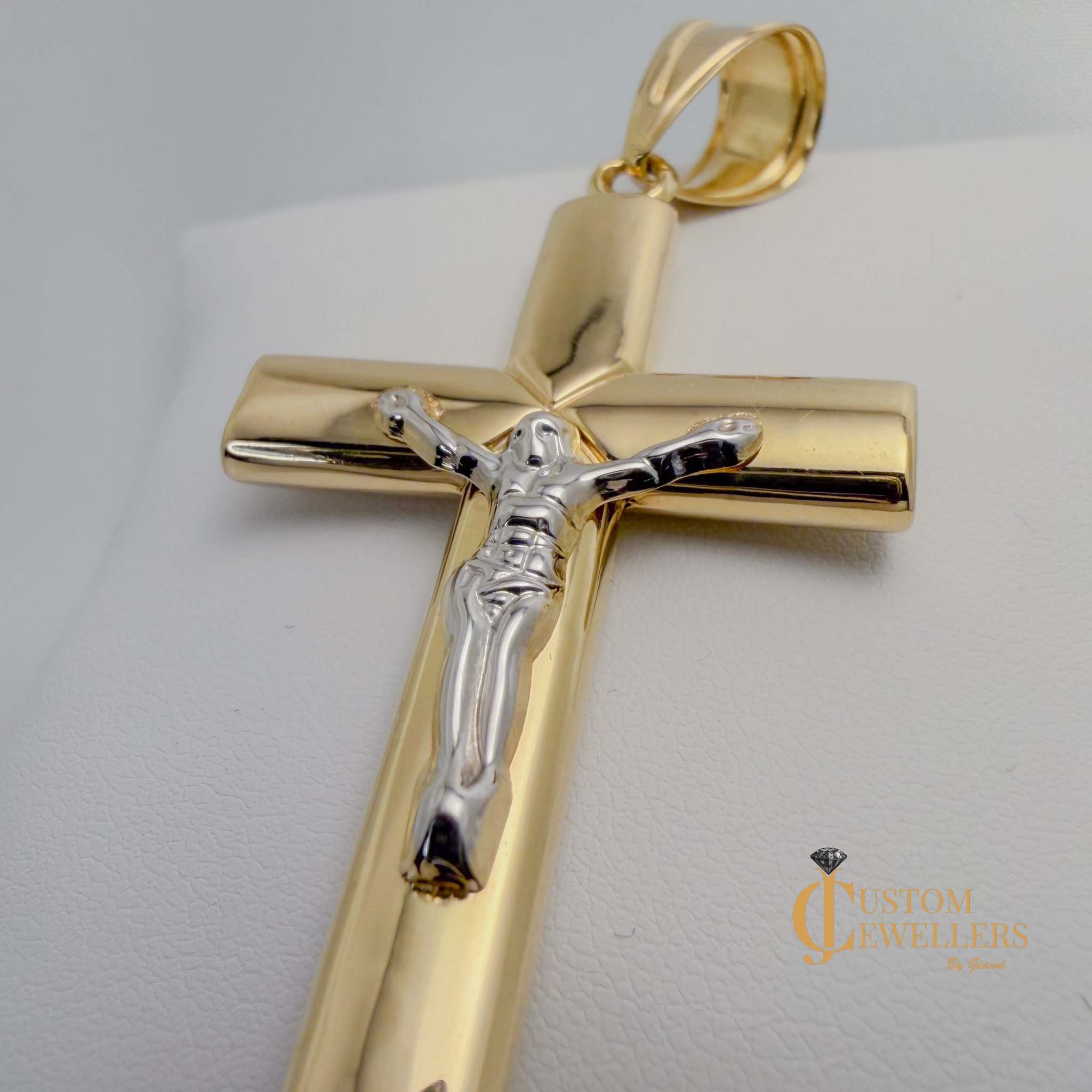 10kt Yellow Gold Jesus on the Cross Pendant | Custom Jewellers by Gianni