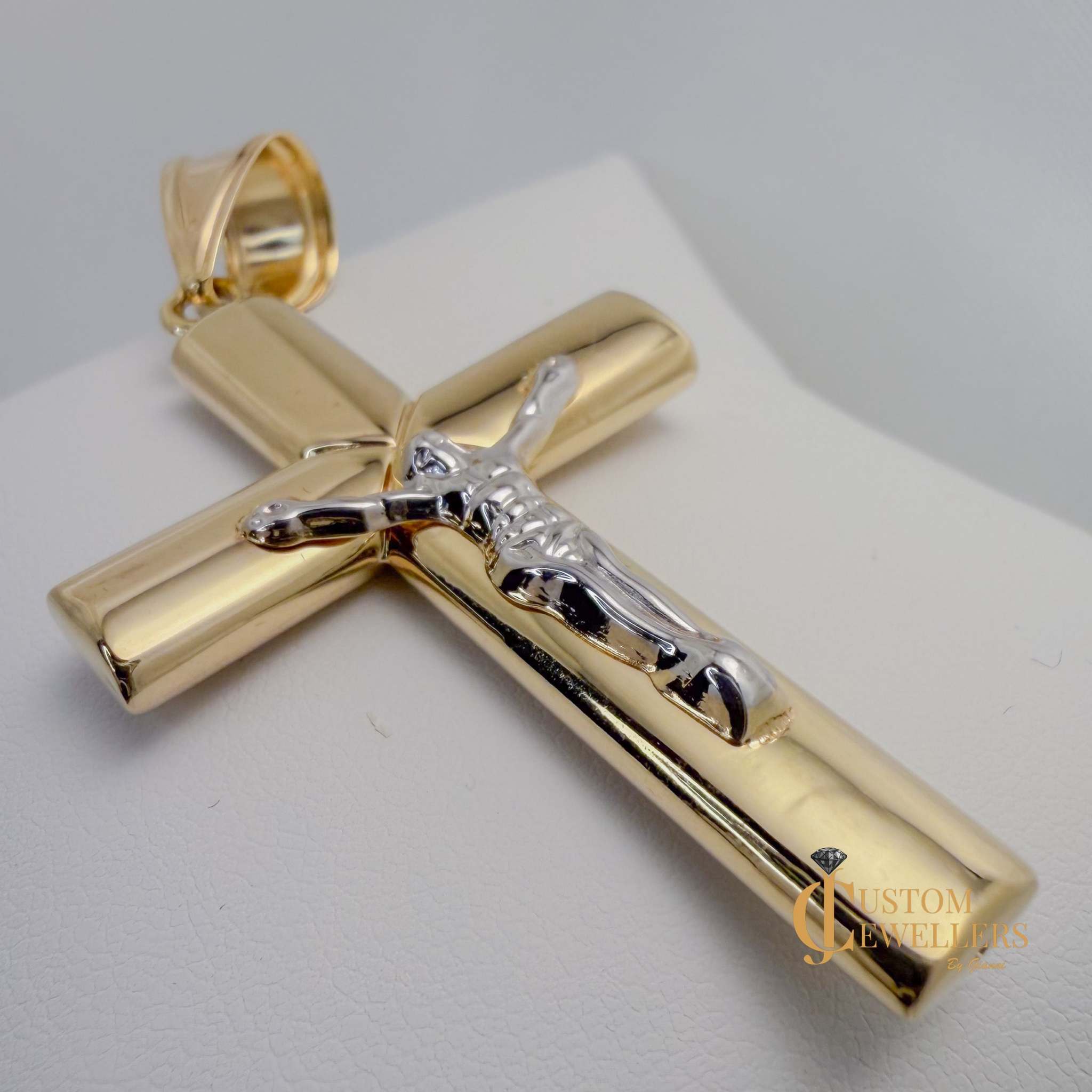 10kt Yellow Gold Jesus on the Cross Pendant | Custom Jewellers by Gianni