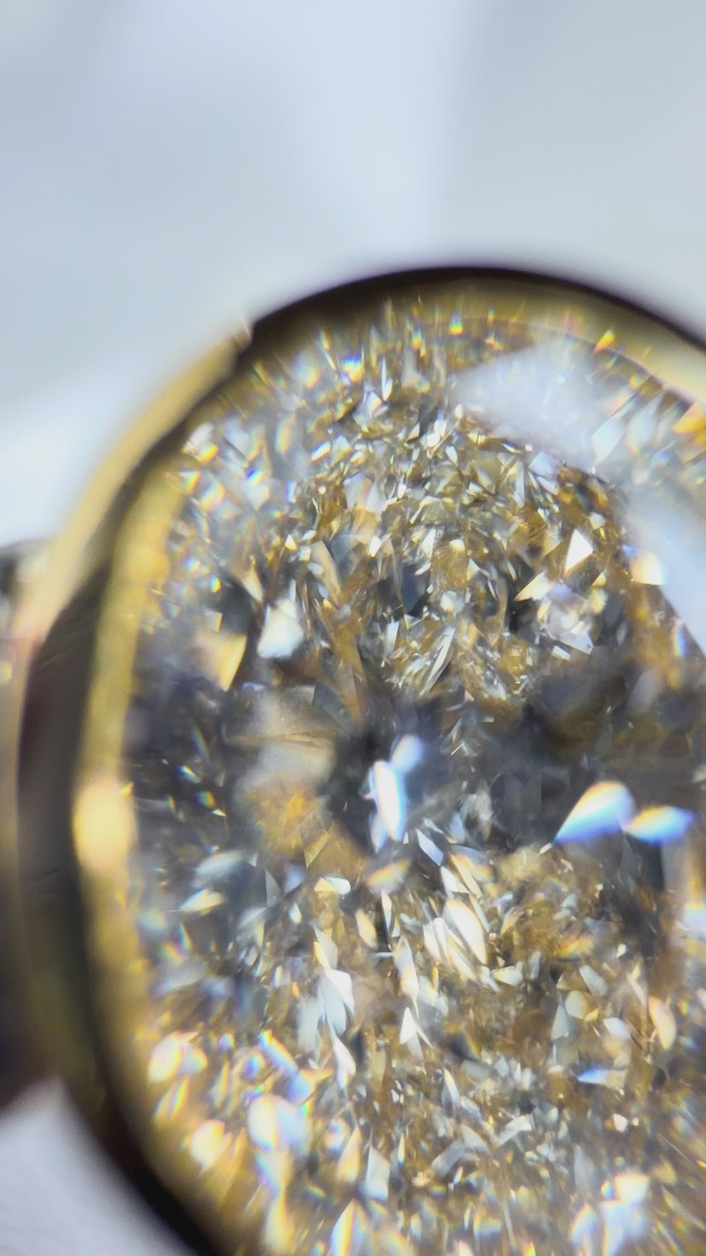 Hand Assembled Custom VVS2 Diamond Ring