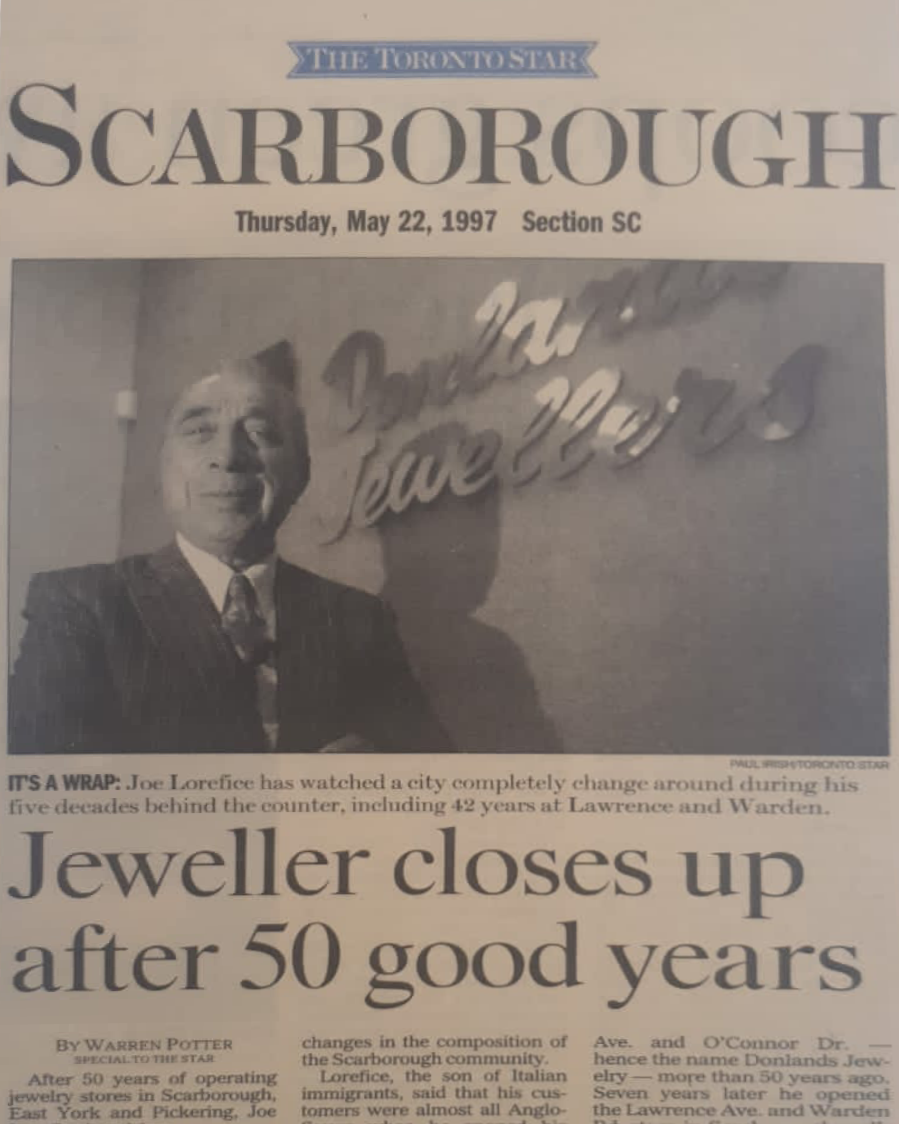Jewellers closes up after 50 good years - Custom Jewellers by Gianni
